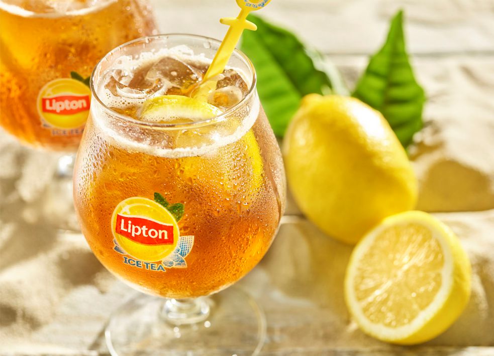 Lipton peach ice tea